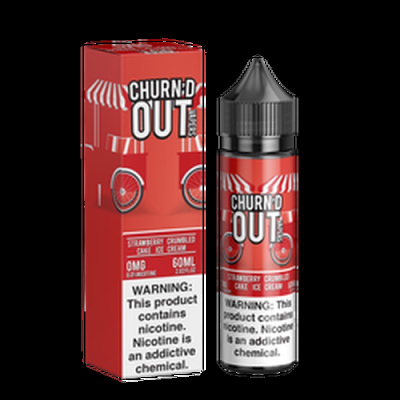 Strawberry Crumbled Cake Ice Cream - 60ml