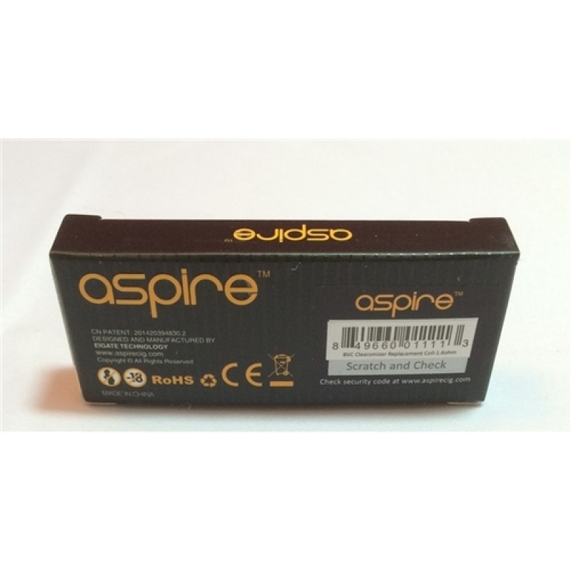 Aspire BVC Coils - 5 Pack - (Not for Nautilus)